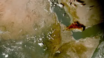 volcano erruption flight service