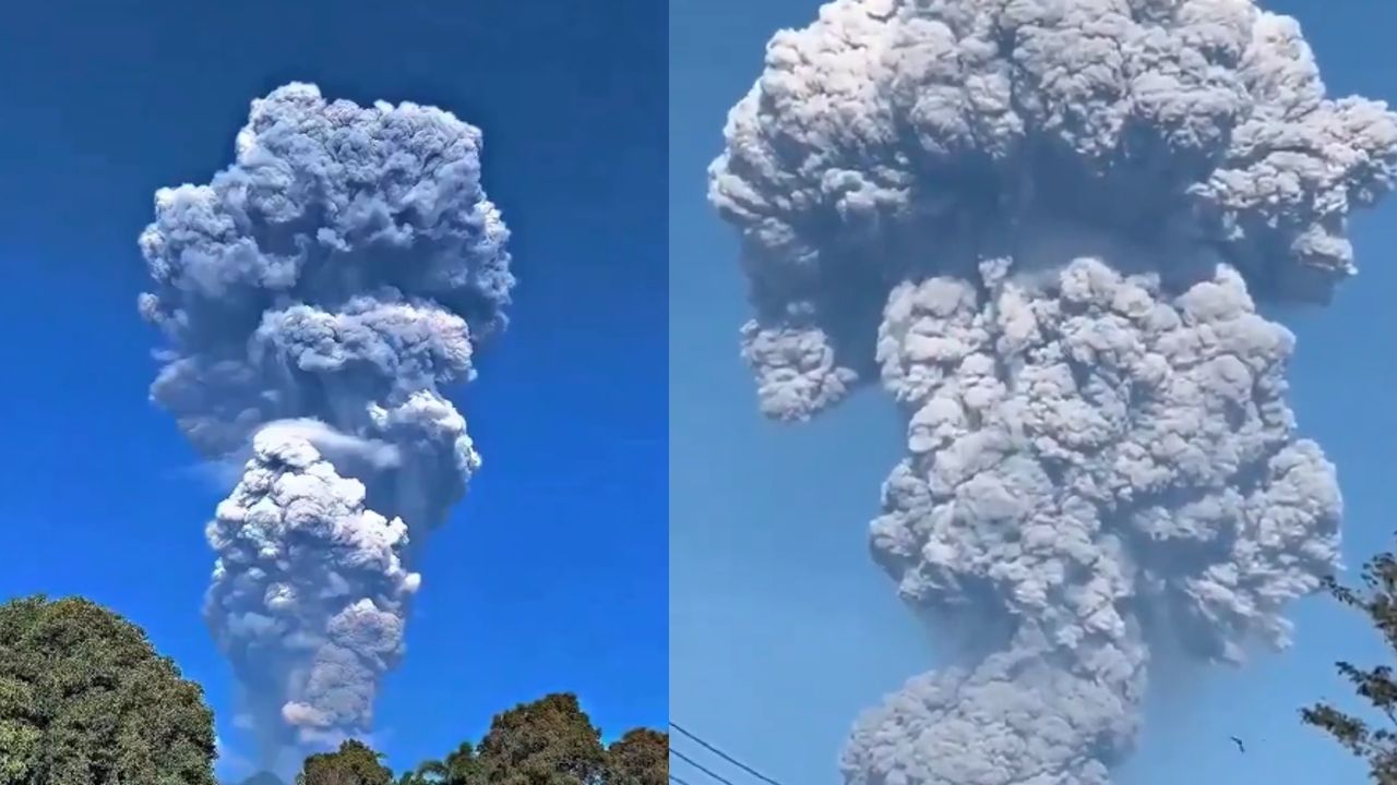 volcano eruption indonesia