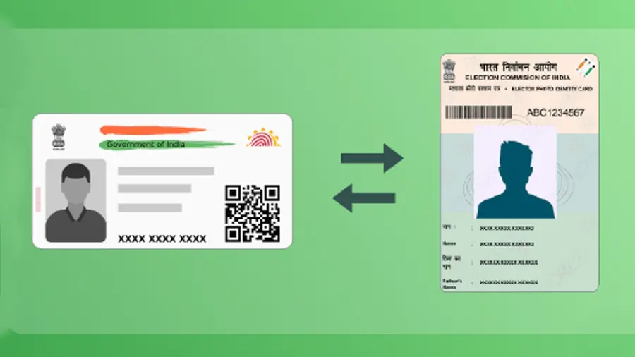 voter adhar id linkage