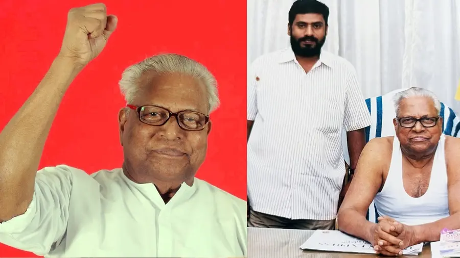 വി എസിനൊപ്പം കെ സുന്ദരൻ