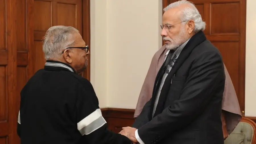 v s with narendramodi