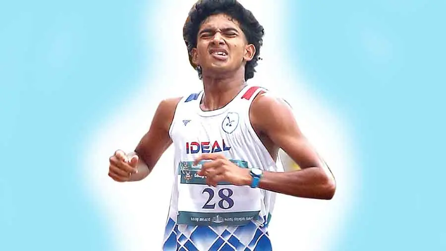 State School Sports Meet race walk