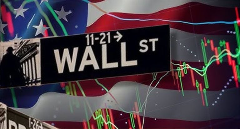wall street index down