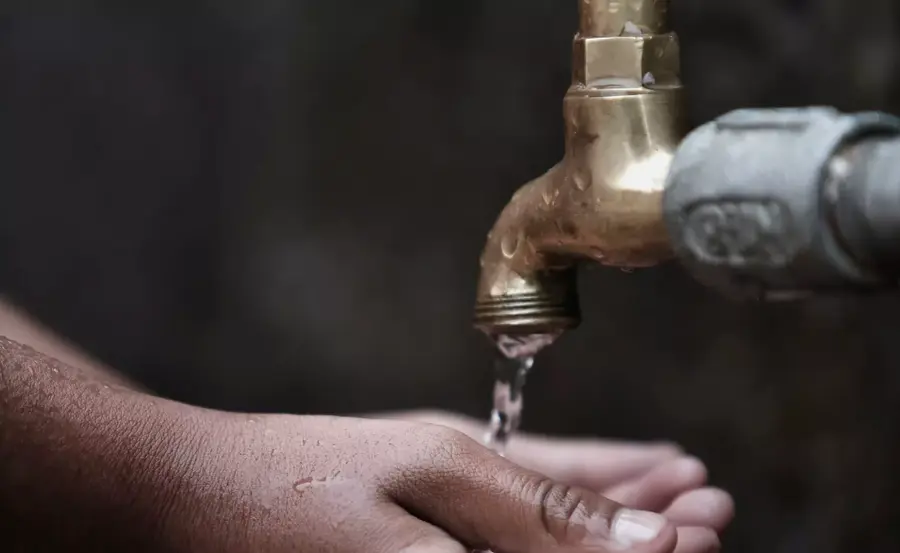 drinking water