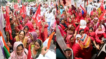women strike against modi