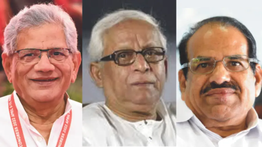 yechuri, budhadeb, kodiyeri