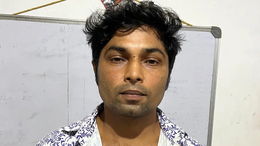 youth arrested with ganja