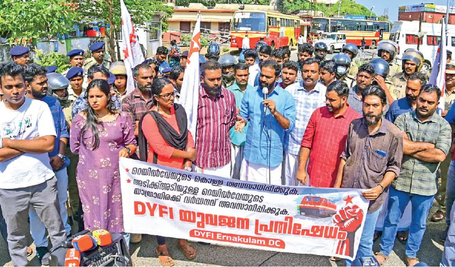dyfi protest Train Ticket Fare Hike