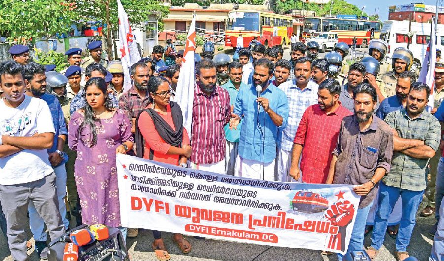 dyfi protest Train Ticket Fare Hike